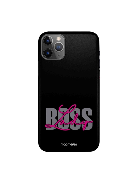 

macmerise Black & Grey Lady Boss iPhone 11 Pro Back Case