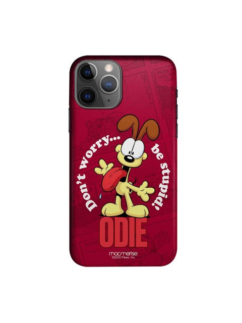 

macmerise Pink & White Cartoon Character iPhone 11 Pro Max Back Case