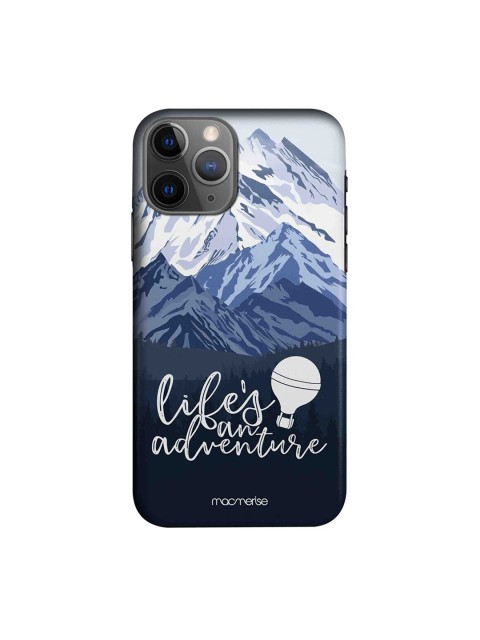 

macmerise White & Blue Life's An Adventure Printed iPhone 11 Pro Max Back Case