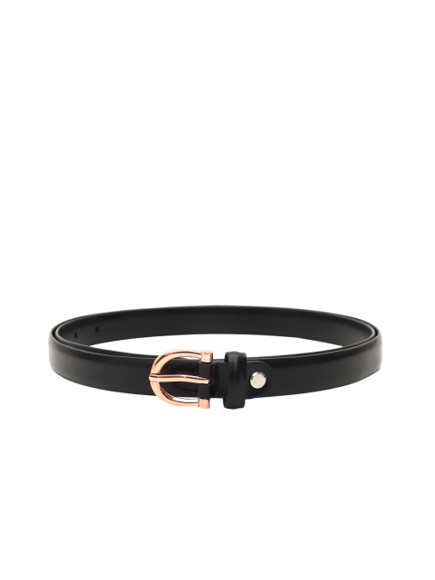 

Da Milano Women Black Solid Leather Belt