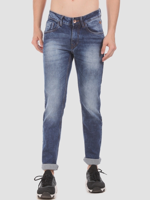 

Flying Machine Men Blue Slim Fit Mid-Rise Clean Look Stretchable Jeans