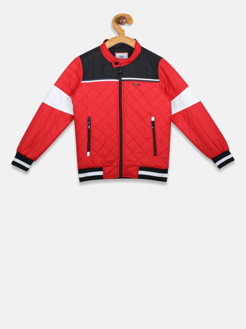 

Monte Carlo Boys Red Colourblocked Bomber Jacket
