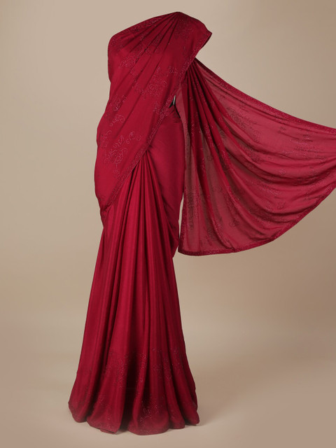 

Pothys Maroon Solid Saree