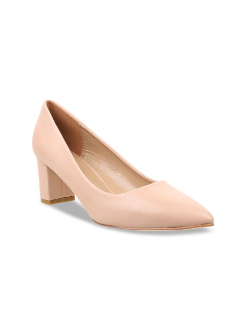 

Flat n Heels Women Pink Solid Pumps