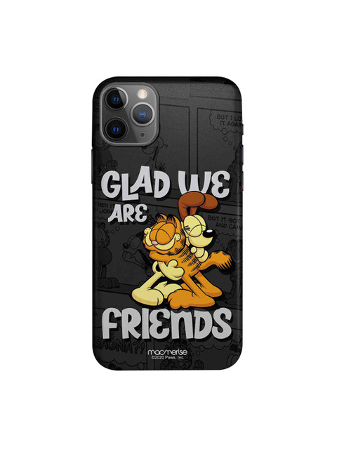 

macmerise Unisex Black & Yellow Friendly Catdog iPhone 11 Pro Back Cover