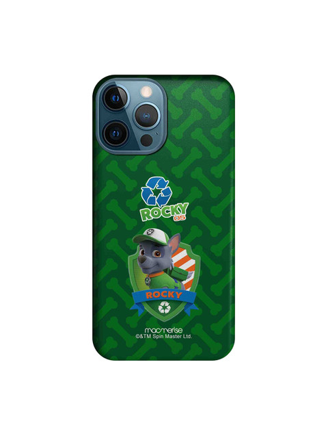 

macmerise Green & Blue Rocky Paw Patrol iPhone 12 Pro Max Back Case