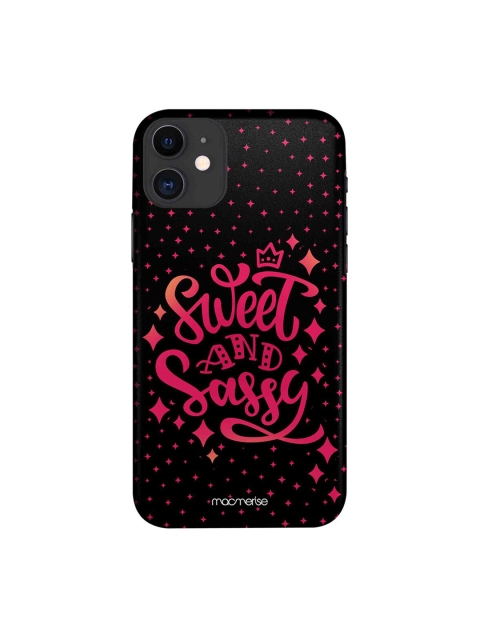 

macmerise Black & Pink Sweet & Sassy iPhone 11 Back Case