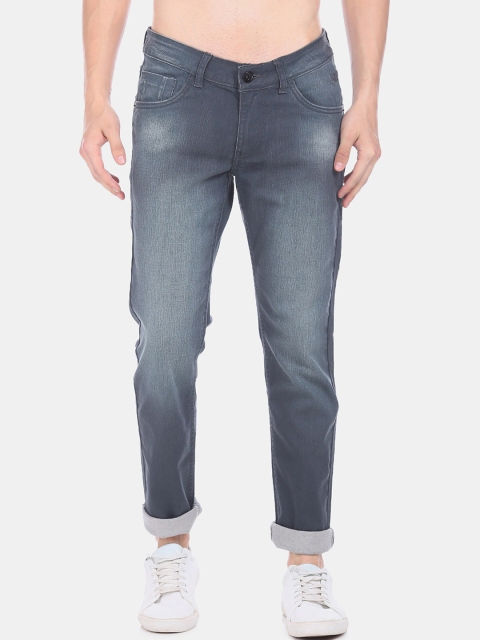 

Flying Machine Men Blue Skinny Fit Low-Rise Light Fade Jeans