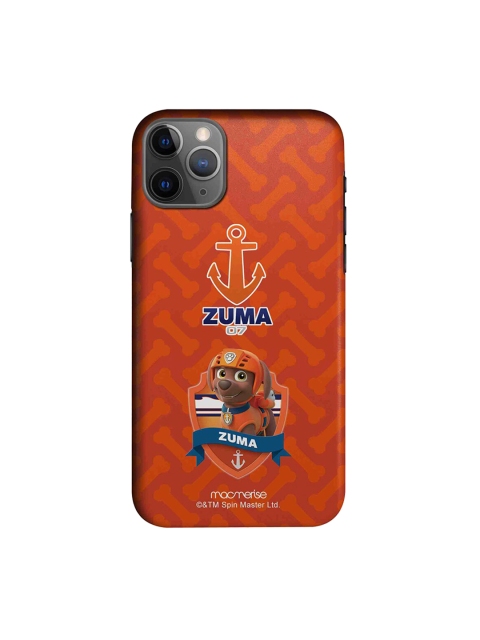 

macmerise Unisex Brown & Blue Zuma Paw Patrol iPhone 11 Pro Back Cover