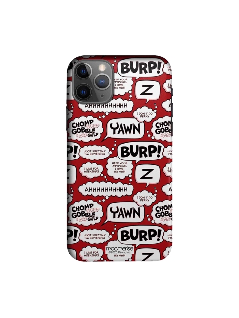 

macmerise Red & White Moods of Garfield Red iPhone 11 Pro Back Case