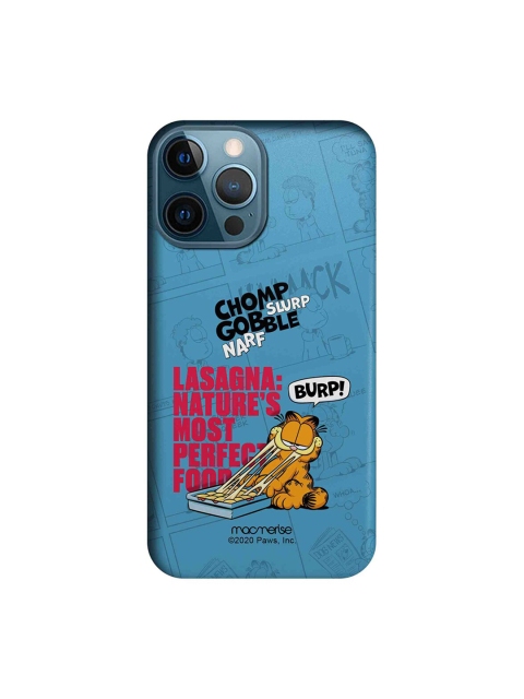 

macmerise Blue & Orange Cartoon Characters Printed Perfect Food iPhone 12 Pro Max Back Case
