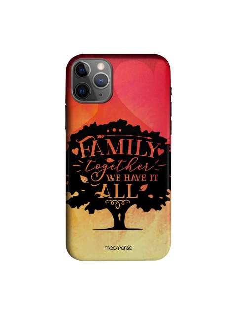 

macmerise Red & Black Family Is All IPhone 11 Pro Back Case
