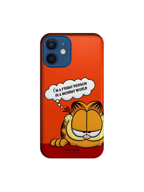 

macmerise Orange & Yellow Cartoon Character iPhone 12 Mini Back Case