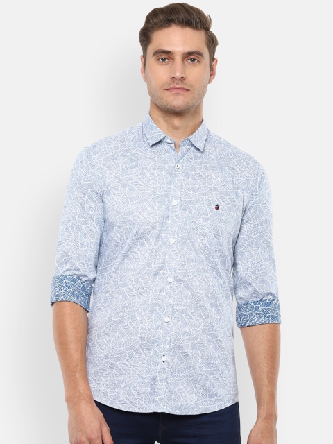 

Louis Philippe Sport Men Blue Slim Fit Printed Casual Shirt