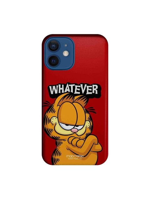 

macmerise Red & Orange Yeah Whatever Printed iPhone 12 Mini Back Case