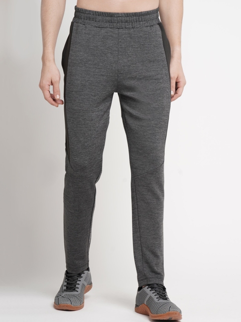 

Cultsport Men Grey & Black Solid Track Pants