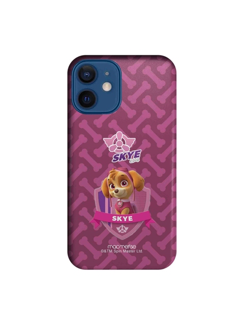 

macmerise Purple & Brown Skye Paw Patrol iPhone 12 Mini Back Case