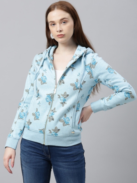 

Park Avenue Woman Women Blue Printed Sweatshirt