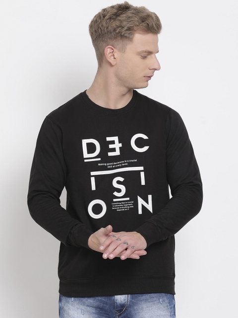 

COBB Men Black Printed Sweatshirt