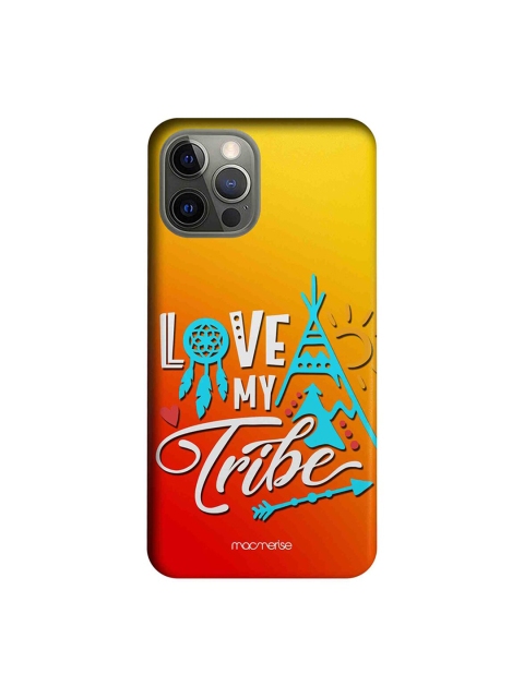 macmerise Yellow & Orange Love My Tribe IPhone 12 Pro Back Case