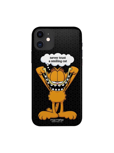 

macmerise Black & Orange Smiling Garfield iPhone 11 Case