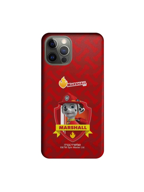 

macmerise Red & Yellow Marshall Paw Patrol iPhone 12 Pro Back Case