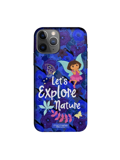 

macmerise Unisex Blue & Pink Explore with Dora Blue iPhone 11 Pro Max Back Cover