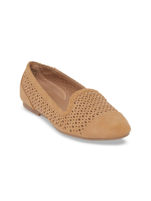 

Call It Spring Women Beige Solid Ballerinas