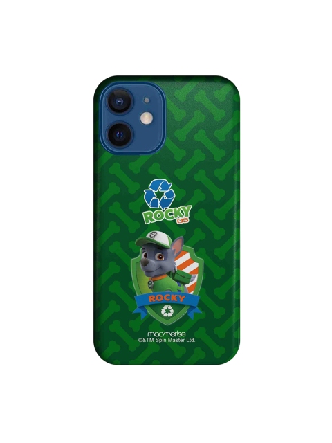 

macmerise Green & Blue Paw Patrol Rocky iPhone 12 Mini Case