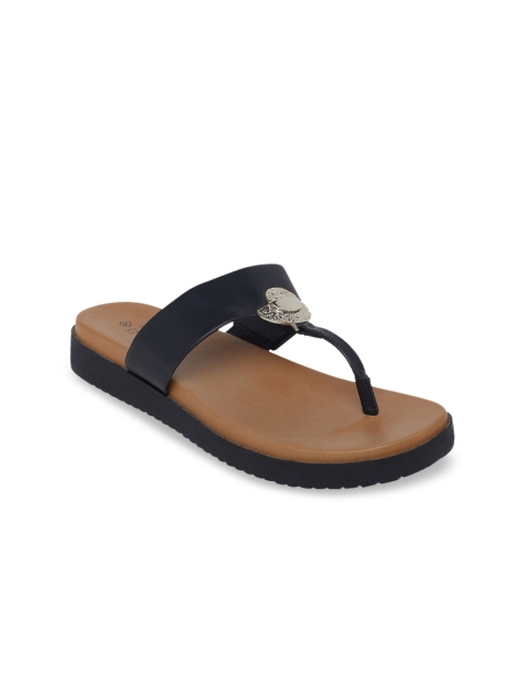 

Call It Spring Women Black T-Strap Flats