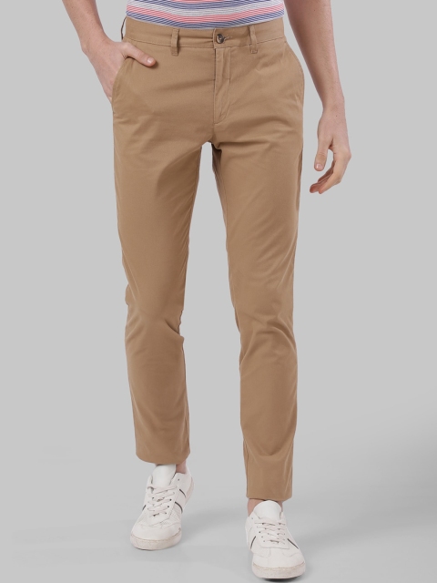 

Next Look Men Khaki Brown Regular Fit Solid Trousers