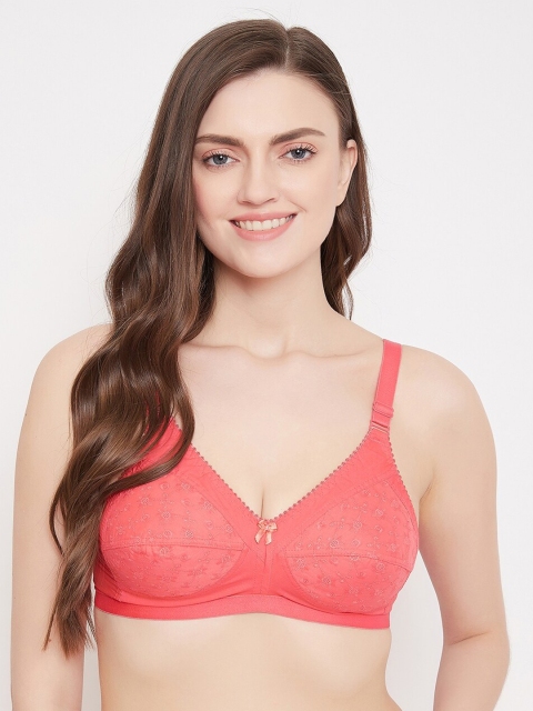 

Klassik Women Pink Solid Non-Wired Non-Padded Everyday Bra KLPNKSRY