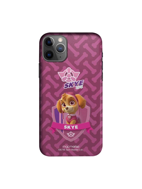 

macmerise Pink & Purple Skye Paw Patrol Printed iPhone 11 Pro Back Case