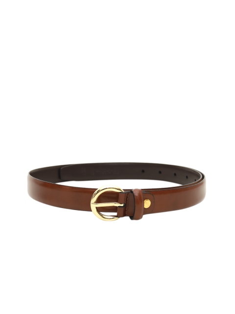 

Da Milano Women Tan Brown Solid Leather Belt