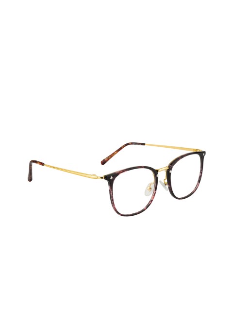 

Ted Smith Unisex Gold-Toned Solid Full Rim Wayfarer Frames TS-NTR-9371_C42