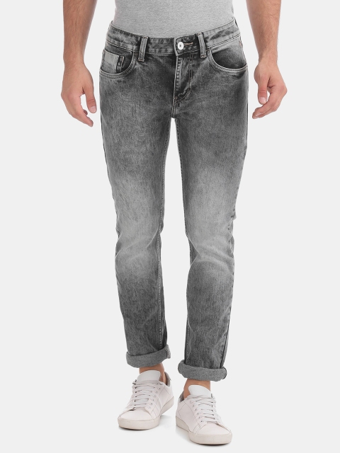 

Flying Machine Men Grey Slim Fit Jeans