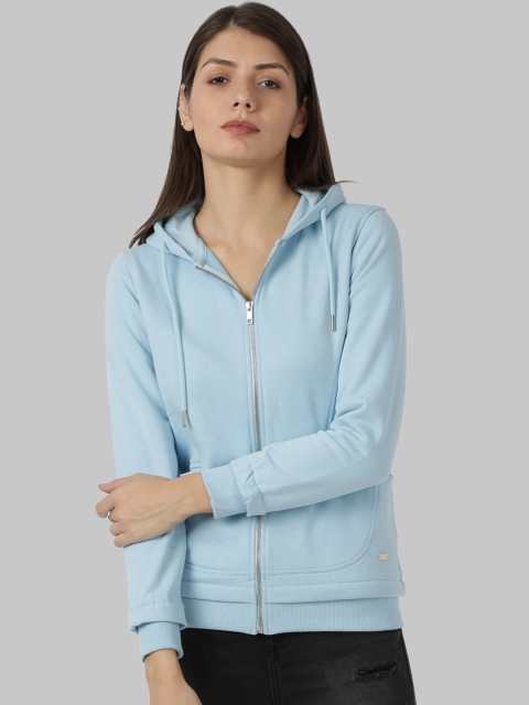 

Park Avenue Woman Women Blue Solid Sweatshirt