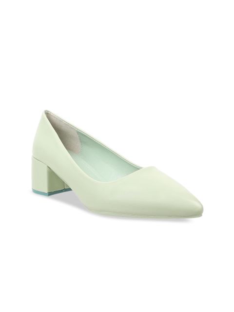 

Flat n Heels Women Mint Green Solid Pumps