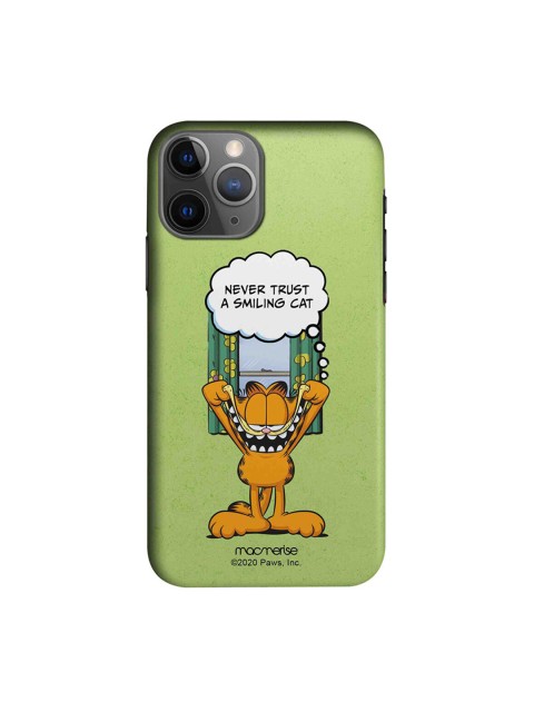 

macmerise Green & Orange Keep Smiling Printed iPhone 11 Pro Max Back Cover