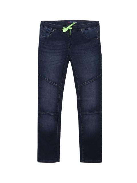 

Pepe Jeans Boys Blue Regular Fit Mid-Rise Clean Look Jeans