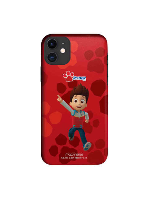 

macmerise Red & Beige Cartoon Characters Ryder Paw Patrol iPhone 11 Back Cover