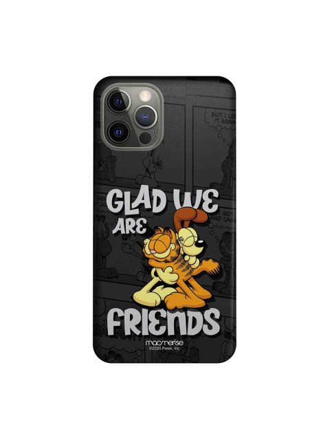 

macmerise Unisex Black & Yellow Friendly Catdog iPhone 12 Pro Back Cover