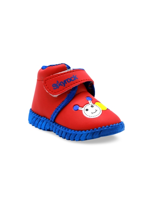 

Jazzy Juniors Girls Red Printed Sneakers
