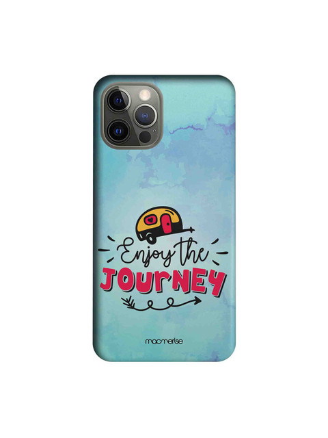 

macmerise Unisex Blue & Red Enjoy The Journey iPhone 12 Pro Back Cover