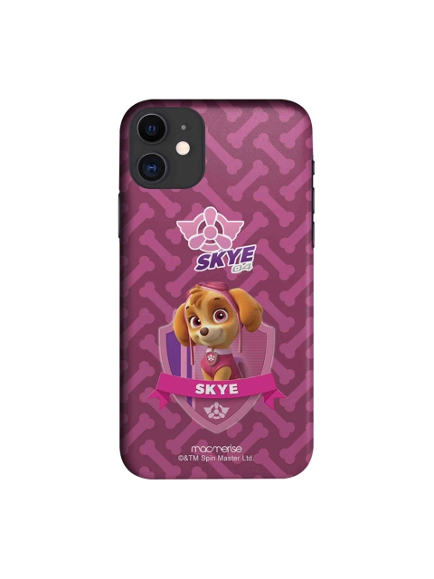 

macmerise Purple & Brown Cartoon Character iPhone 11 Back Case