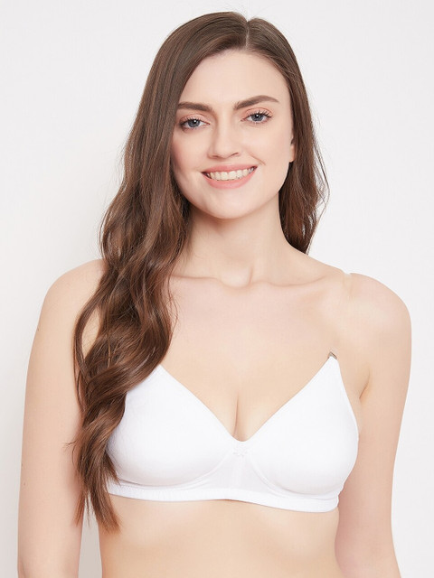 

Klassik Women White Solid Non-Padded Non- Wired Everyday Bra KLWHTK10
