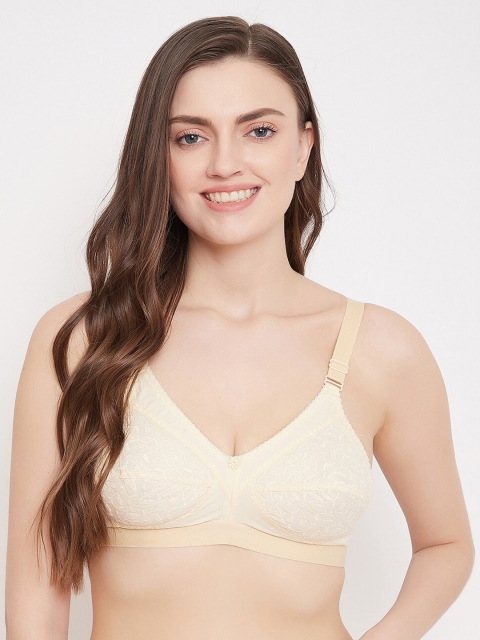 

Klassik Nude Coloured Solid Non-Padded Non-Wired Everyday Bra-KLSKNJC4