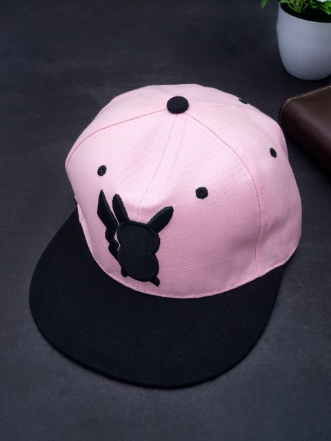 

Golden Peacock Unisex Pink & Black Colourblocked Snapback Cap