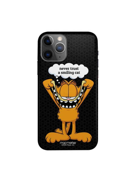 

macmerise Black & Brown Smiling Garfield iPhone 11 Pro Max Back Case