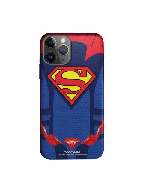 

macmerise Blue & Red Superman Characters Suit up Superman iPhone 11 Pro Max Back Case